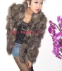 Fur coat made of fox leg scraps