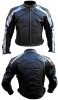 Genuine Leather Motorbike Jacket,leather motorcycle jacket,racing jacket,leather jacket