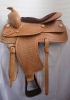 Genuine Leather Western Treeless Saddle WTS-023