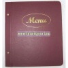 Genuine Leather menu cover