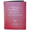 Genuine Leather menu cover in pink color