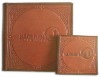 Genuine Leather menu cover in pink color