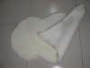 Genuine Short Hair Sheepskin Rugs White Color Factory Manufacture