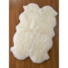 Genuine sheepskin carpet-- 4 pelt