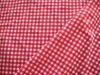 Gingham Printed Poly Fabric