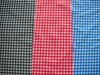 Gingham Printed Polyester spandex Fabric