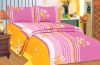 Glam stripe bedding set
