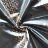 Glossy pongee fabric of waterproof and print