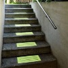 Glow in the dark home step mat