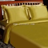 Gold Color 100% Luxury 16MM Silk Bedding Set