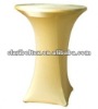 Gold Lycra Table Cover for highboy