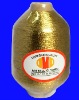 Gold Metallic Yarn, metalic yarn MX/ST/SM/MH-type yarn1.2mic 75D,1/110