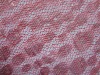 Gold/Sliver thread 100%nylon lace fabric