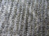 Gold or silver filament shiny sweater knitted fabric