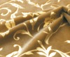 Golden Flocked Leather