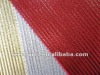 Golden/Silver Wire Metallic Fabric in Stripe Pattern