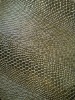 Golden color PVC sofa leather