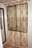 Golden lace curtains.. Ready to made curtain