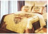 Good Quality, 100% Cotton Pigment Printed Twill 4pc Bedsheets with Pillow, New Arrival, BrownColor, Discount, Cleanrance