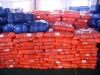 Good quality blue orange tarpaulin for covering