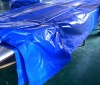 Good quality pe tarpaulin of blue colors against leakage