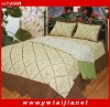 Good texture 100cotton quilted queen bed skirt