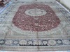 Grade-A Hand Knotted Persian Silk Carpet (A011-12x18)