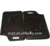 Gray Leather Soft Case Cover For Car's Door Start