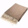 Gray and Warm Luxury Mulberry Silk Throw