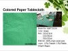 Green 3-ply party paper tablecloth