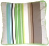 Green Apple & Gray Stripes Decorative Pillow(HZY-P-8112)