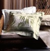 Green Bamboo Flower Pillow