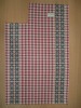 Green Chequered with doulbe lines yellow jacquard Kitchen Towel