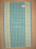 Green Chequered with doulbe lines yellow jacquard Kitchen Towel
