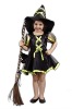 Green Ribbon Witch Costume