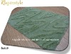 Green Textured Rug