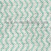 Green Wavy Line Printed Spunlace Nonwoven Fabric