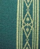 Green broadloom wool carpet
