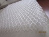 Green knitted air pillow fabric