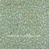 Green printed cotton fabric