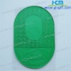 Green silicone mobile anti slip pad