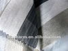 Grey Stripe Organza Voile Fabric for Decoration