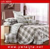 Grey Stripe print 100% cotton duvet cover sets/Simple design 4pcs bedding sets- Yiwu taijia textile
