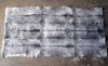 Grey kid skin fur plate