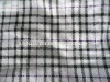 Grid Short Plush Fabric
