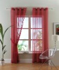 Grommet panel curtain