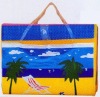 (H163)Plastic(PP) Fold Woven Beach Mat