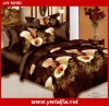 HIGH quality 4pcs 100% cotton twill printed bed sheet sets