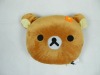HOT SALE brown plush cat pillow with speaker