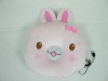 HOT SALE pink plush rabbit pillow with speaker